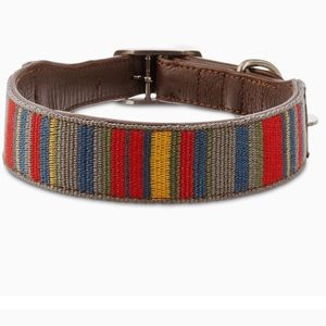 🐶Multi-Stripe Dog Collar For Neck Sizes 12-15 Small